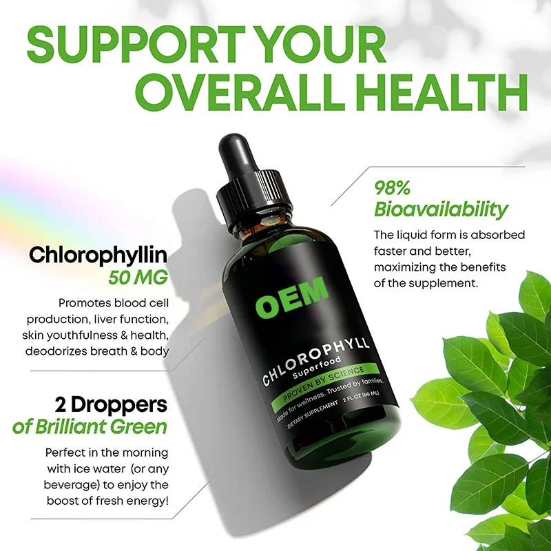 Liquid Chlorophyll Drops For Detox Cleanse Body - Buy Liquid Chlorophyll Drink,Organic Chlorophyll Drink,Sodium Copper Chlorophy