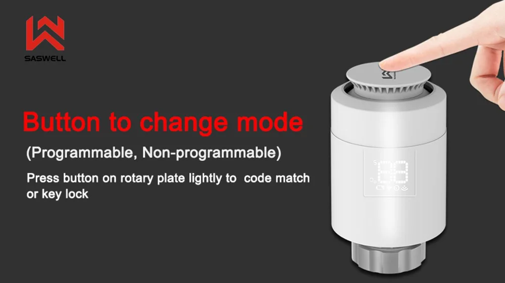zigbee and z-wave protocol thermostat TRV with tuya APP