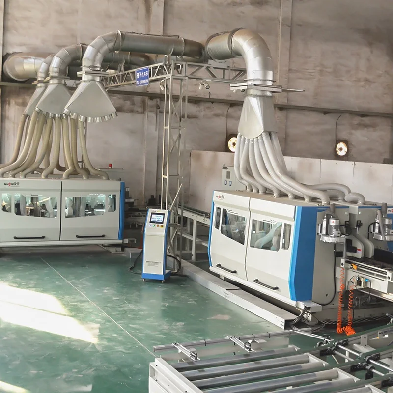 Double End Tenoner machine for PVC/WPC/LVT Flooring