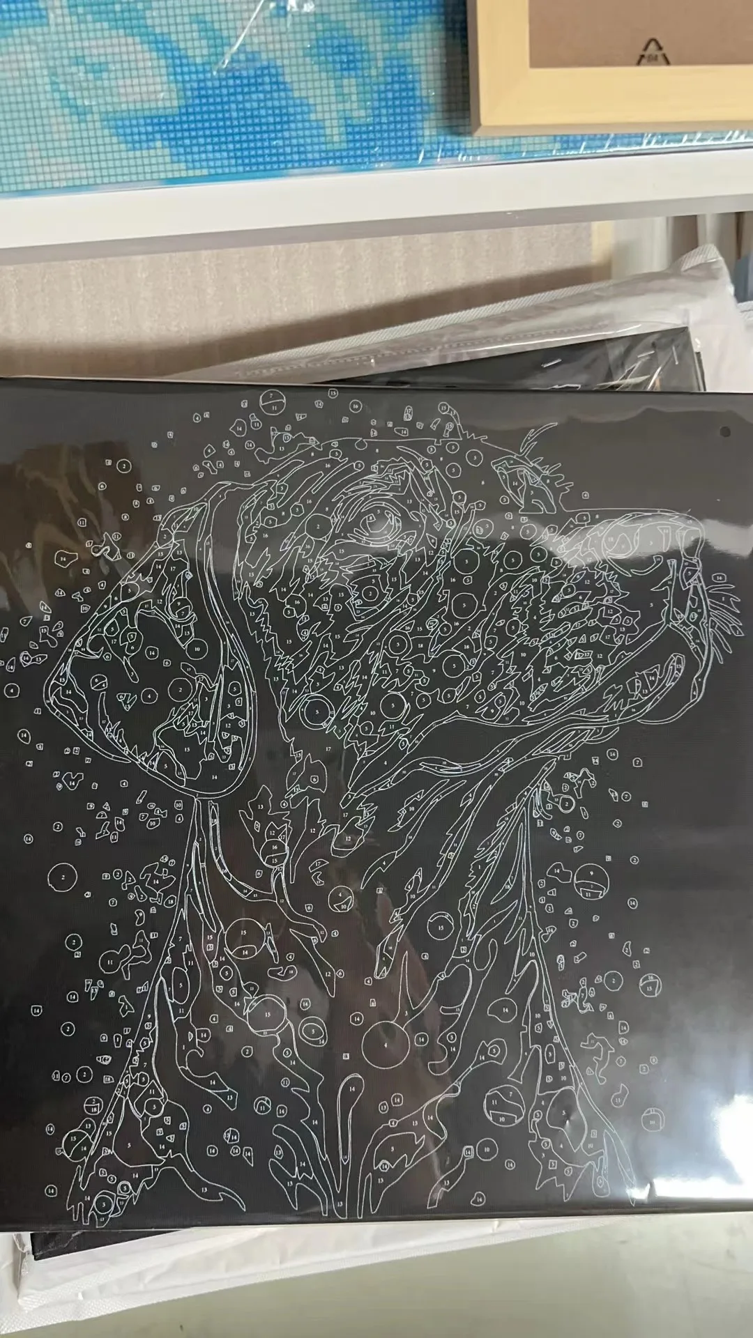 Waterproof Black Coated Hand Oil and Acrylic Painting Canvas Roll For Pigment UV Latex Epson Printer DIY Paint Canvas Roll