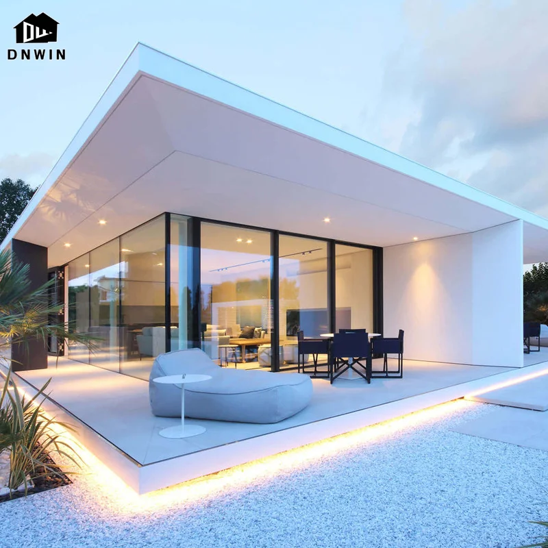 Latest luxury villa house patio door modern design windproof exterior soundproof aluminium sliding glass door