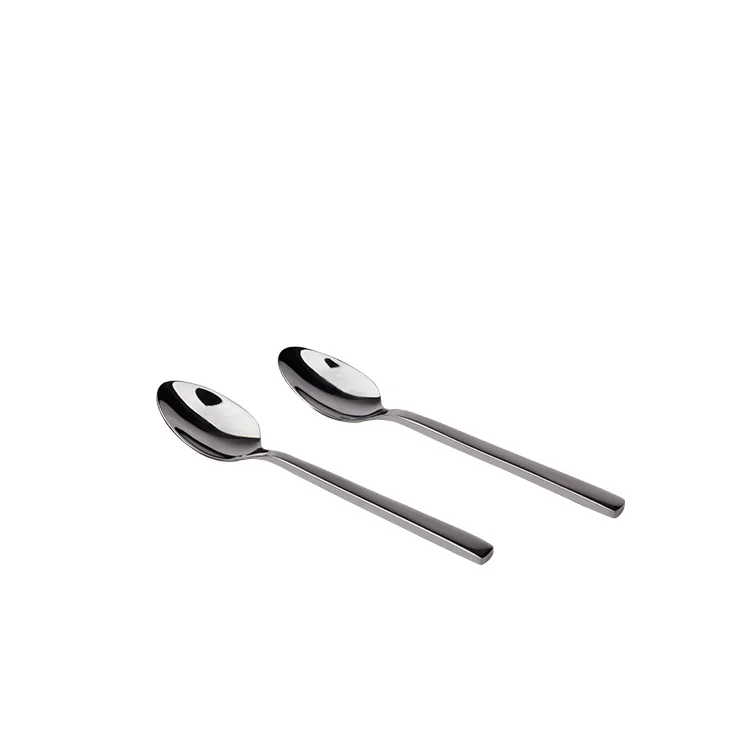 Wholesale factory custom OEM cheap hotel stainless steel polished coffee spoon