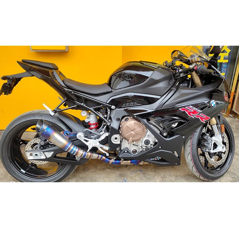Для Bmw S1000RR S1000R 2019 2020 2021 2022 Мотокросс выхлопной скрытая петля Slide-перед соединение выпускной коллектор питбайк локоть модификации