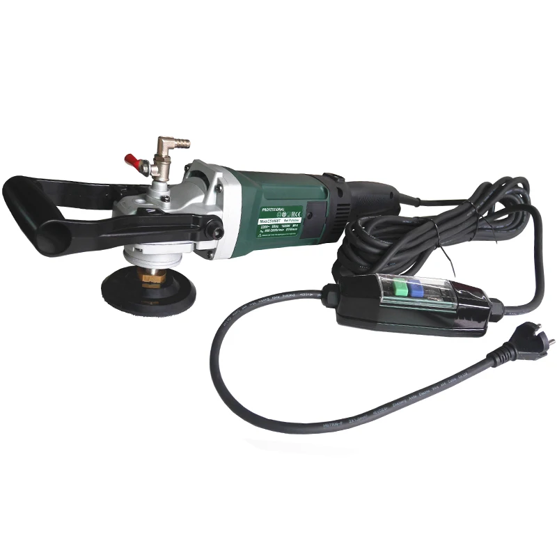 electric wet angle grinder polishing machine sander polisher 1600W with variable speed control gemstones cutting polishing machi