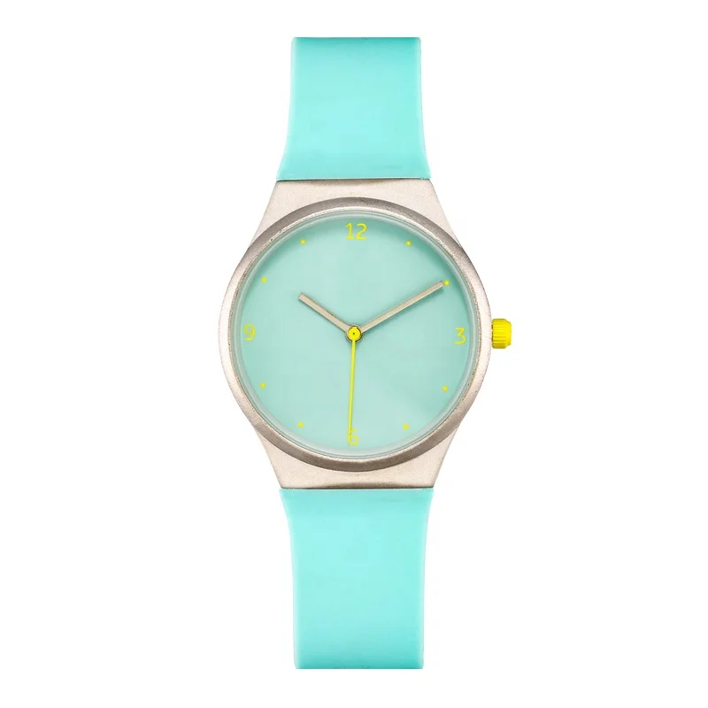 New arrivals 2020 children silicone strap colorful kids ladies watch