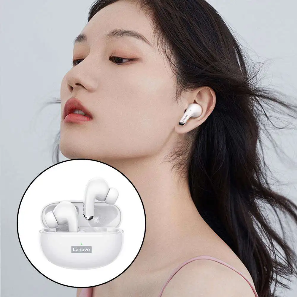 Lenovo LP5 TWS wireless Earphones 9D Stereo Wireless Headphone Sports Waterproof TWS Earbuds Touch Control Headset With Mic