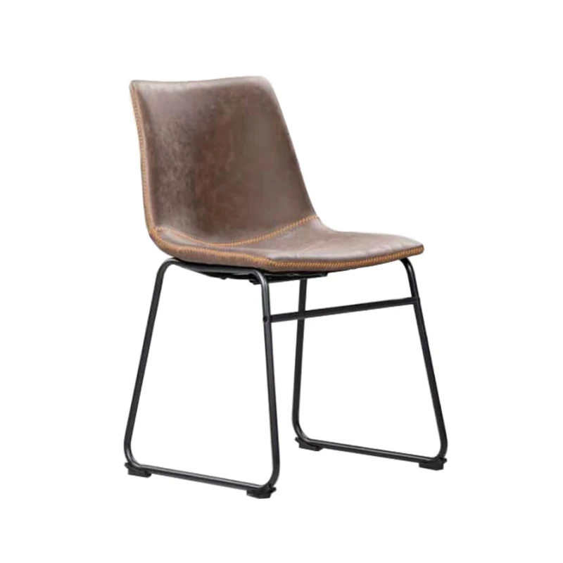 
Modern comfortable metal counter high leather bar counter stool 