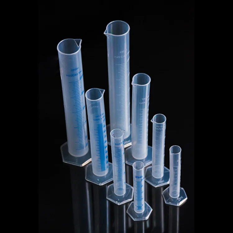 WEIAI 150ml 250ml Plastic Measuring Graduated Cylinder 1000ml For Lab