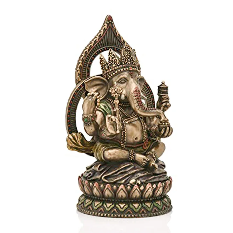 Custom shaped resin figurine Ganesha polyresin hindu god idols statue
