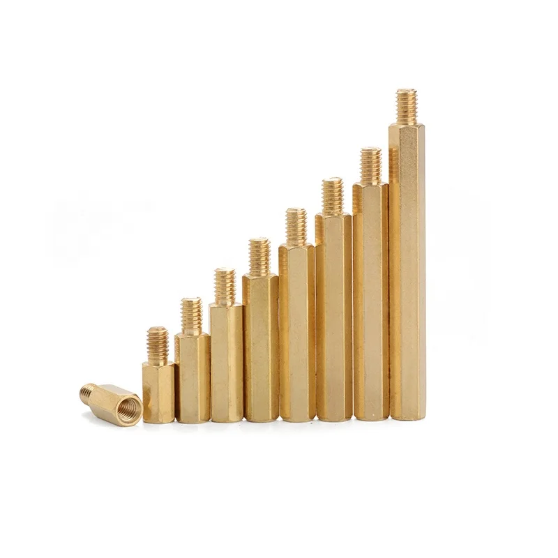 
Hex Brass Spacing Screws Threaded Pillar Spacer Standoff For Electronics 