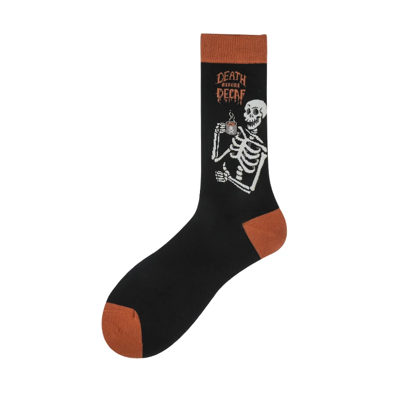 Skeleton Cool Crew Happy Socks