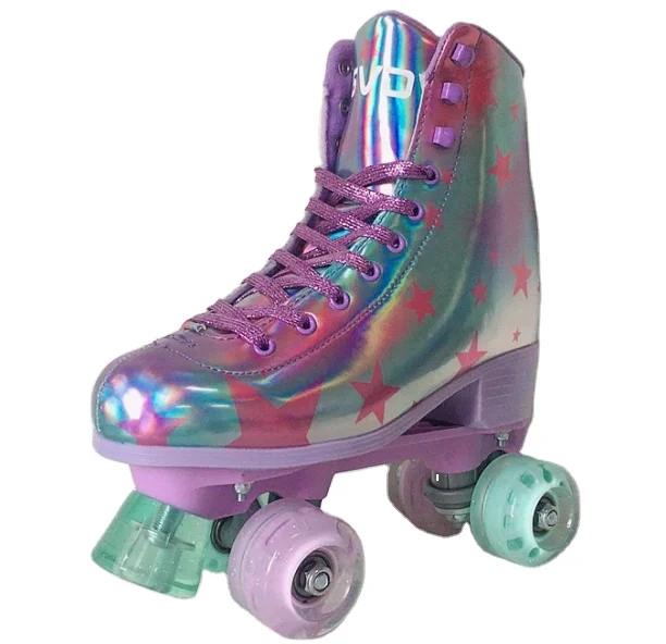 soy luna roller quad roller skates for kids double row derby roller skates adjustable