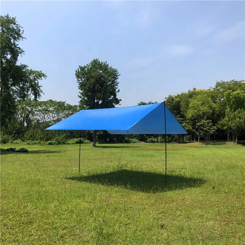 Mountain cattle Hot Selling 3X5M Waterproof Tent Hiking Waterproof Camping Tarp 190 T lightweight Sun Shelter