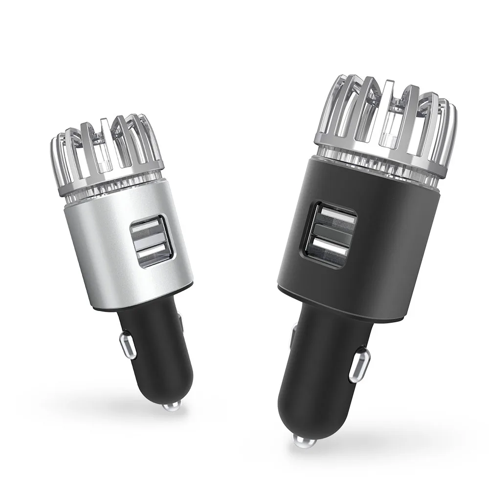 2021 New Arrivals Amazon Innovative Gadgets Electronic Trending Products Mini Portable Dual USB Car Charger Air Purifier