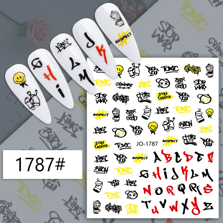 Наклейки на ногти с 1785 1796