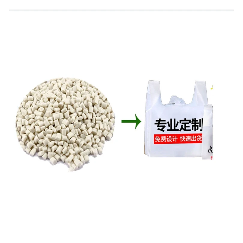 Carrier bag material of fully biodegradation