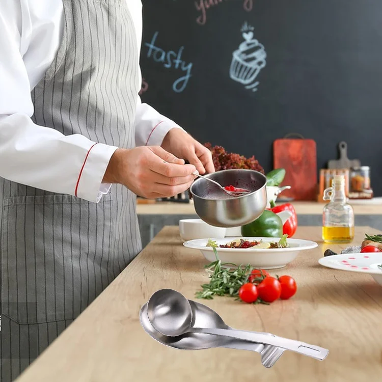 Оптовая продажа из нержавеющей стали ложка для ресторана хранения Подставка держатель Кухонные принадлежности лоток