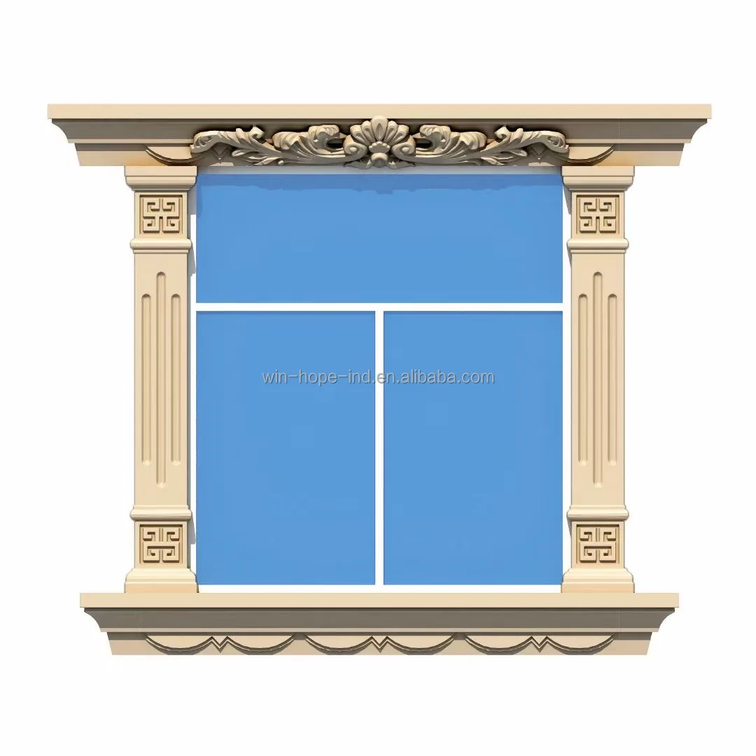 ABS plastic casting concrete window frame moulding