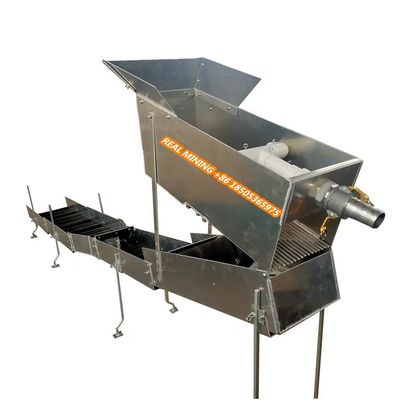 gold mining sluice box equipment gold panning sluice box