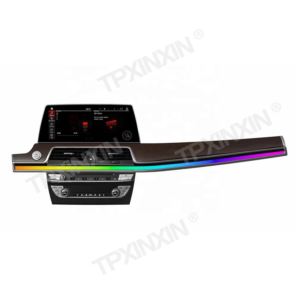 Fully Dash Atmosphere Light Android Media For BMW 7 Series F01 F02 2008-2017 Car Multimedia Player GPS Navigation Auto Stereo 4G