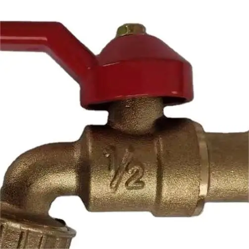 Factory Price Garden 1/2 Quick open wall mounted washbasin faucet Brass faucet