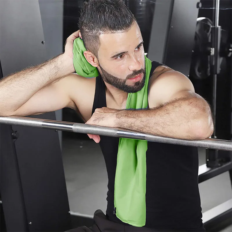 Quick dry super absorbent lightweight microfiber suede bath towel sports gym towel