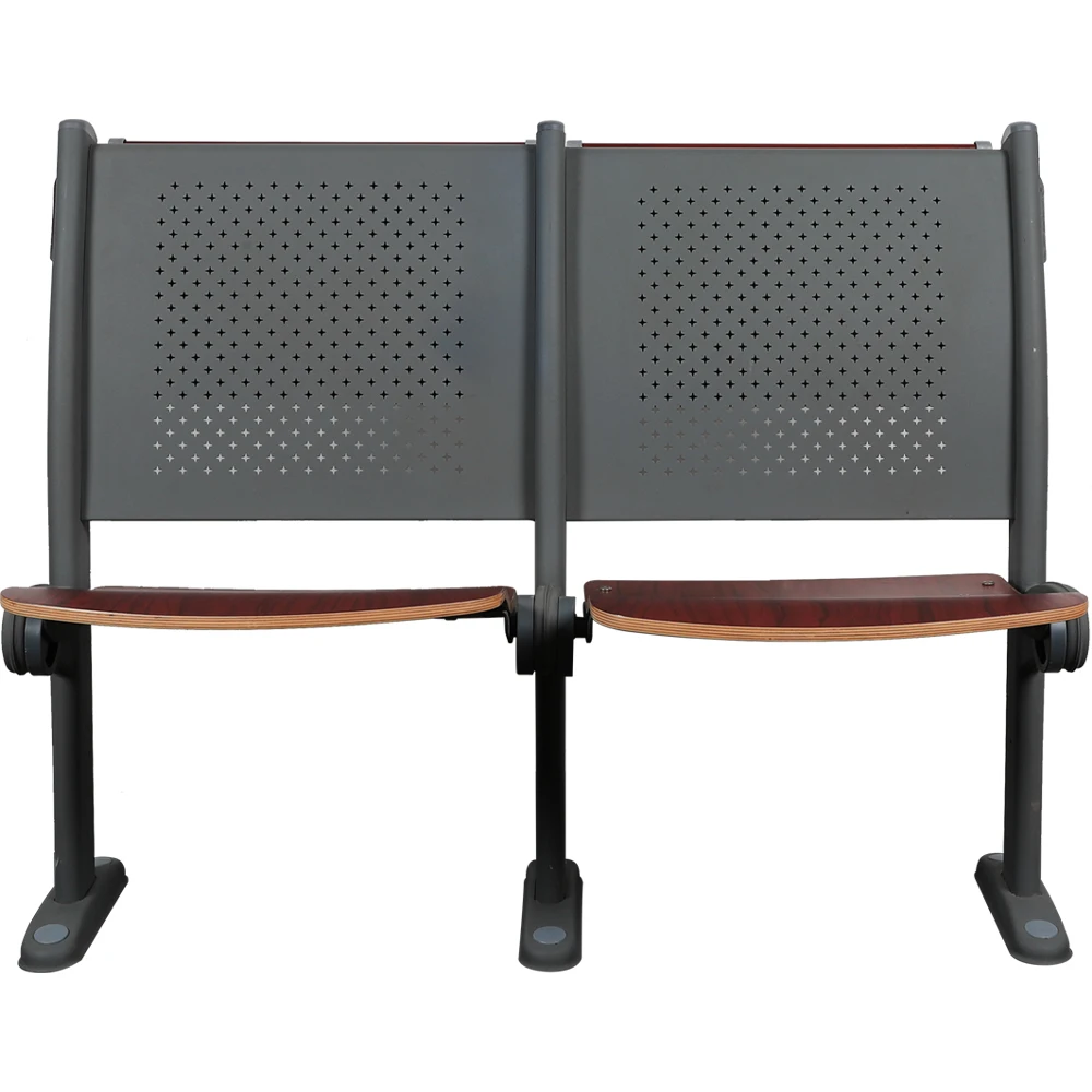 High Quality School University Furniture Wooden Study Folding Step Chairs Lecture Theatre Chairs