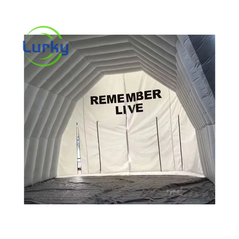 Inflatable Semicircle Tent Luxury PVC EventsTent Custom ODM/OEM Outdoor Tents For Sale
