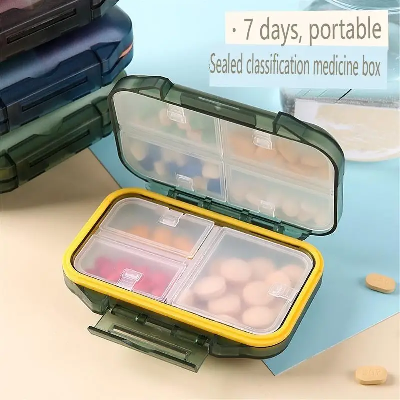10 grids pill cases waterproof container box portable pocket holder dispenser for different medicines
