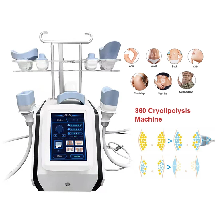 360 Cryo Criolipolisis Machine Cryo Slimming Machine Plana Fat Freeze Equipment Cool Mini Cryolipolysis Cryo Facial Machine