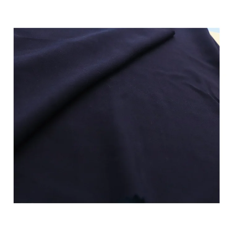 
Hot Selling Fashion Trend Eco Friendly Fabric 120gsm Lenzing Ecovero Viscose Rayon Solid Dyed woven Poplin Fabric 