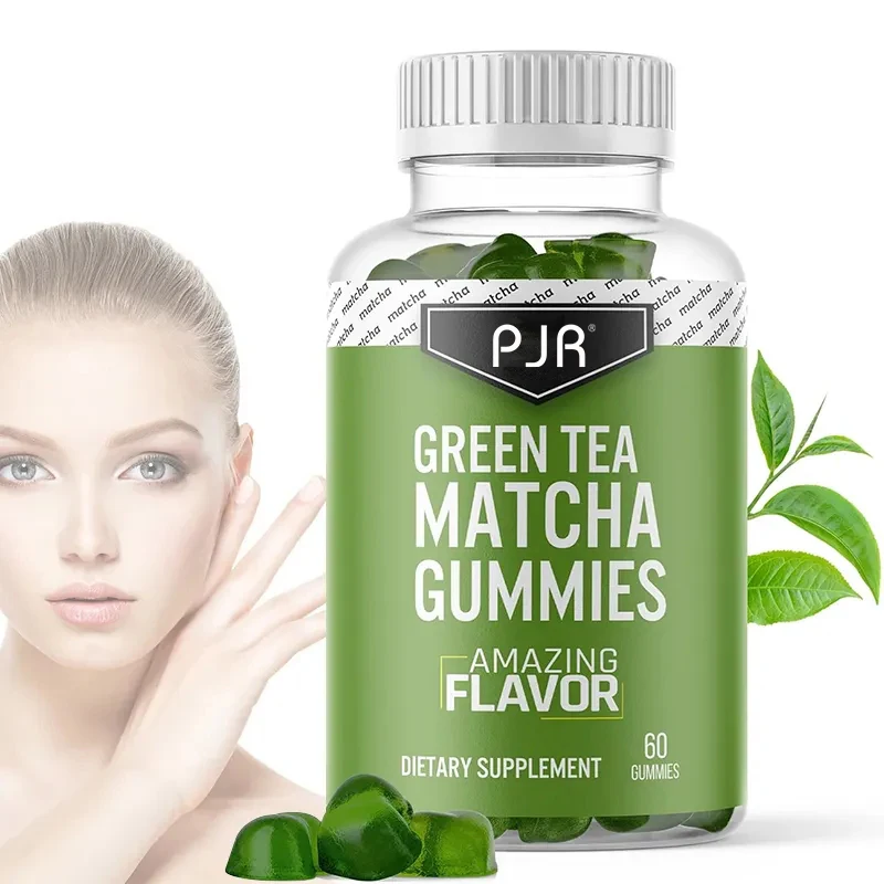 Private Label Herbal Supplements Weight Loss Green Tea Matcha Gummies