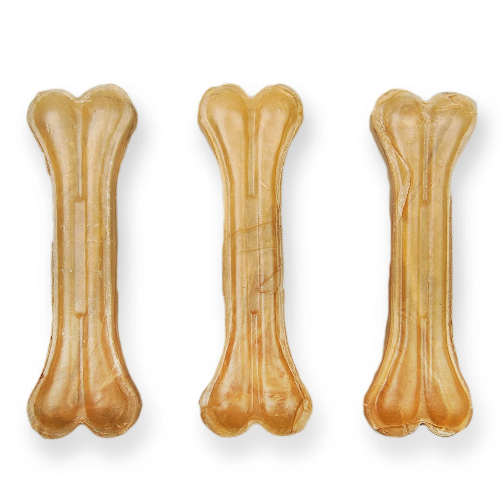 
OEM lamb flavor rawhide pressed bones dog chews petideal for dog 