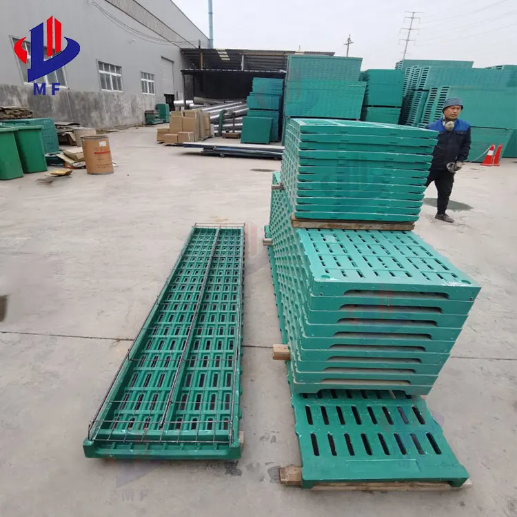 Green composite fecal drain board for sheep in sheep farms, 1.1*0.6 fecal drain board for sheep farms