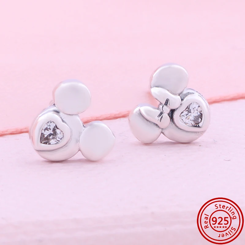 Women Wholesale Sterling Silver letter bracelet Secure Iconic Barrel Clasp Bestselling Charm Snake Chain mouse Bracelet Beads