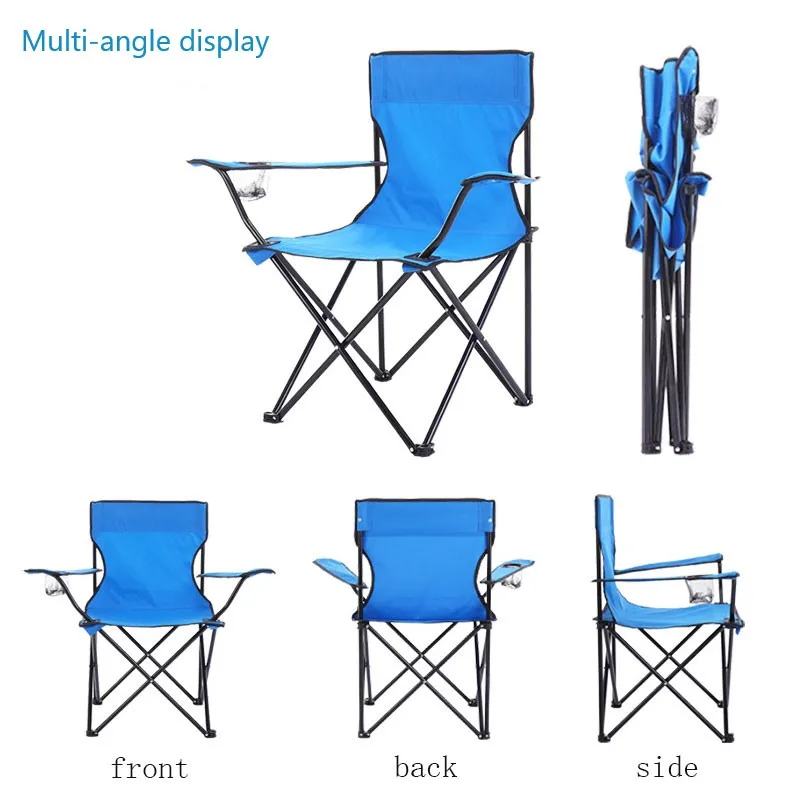 
Hot Sale Wholesale High Quality Travel Comfort Chair Portable Folding Retractable Yellow Blue Black Camping Chair// 