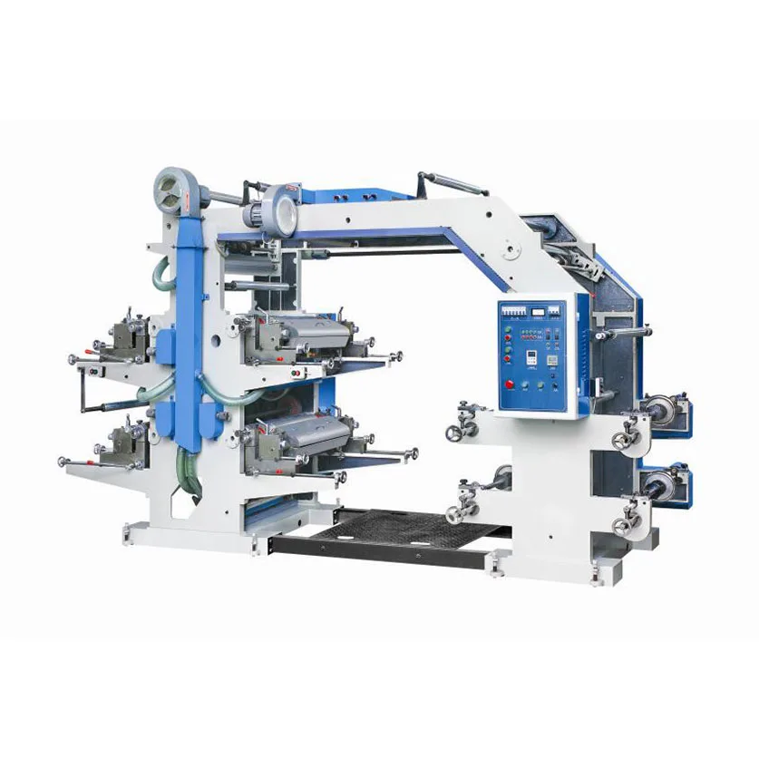
Belt Drive Stack Type Thermal Kraft Paper 4 Colours Flexographic Printing Machine 