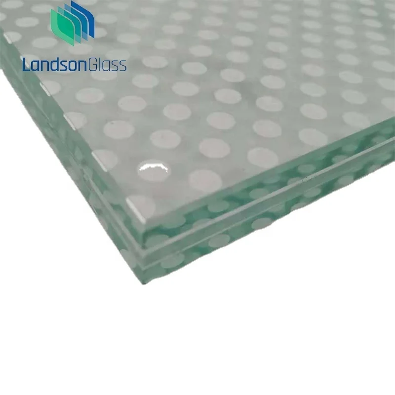 13.52mm Silk screen Dupont Tempered Sentryglas Glass Prices m2  With Kuraray Certificate