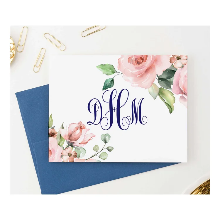 Розовая цветная печать индивидуальная покупка карточка спасибо для бизнеса