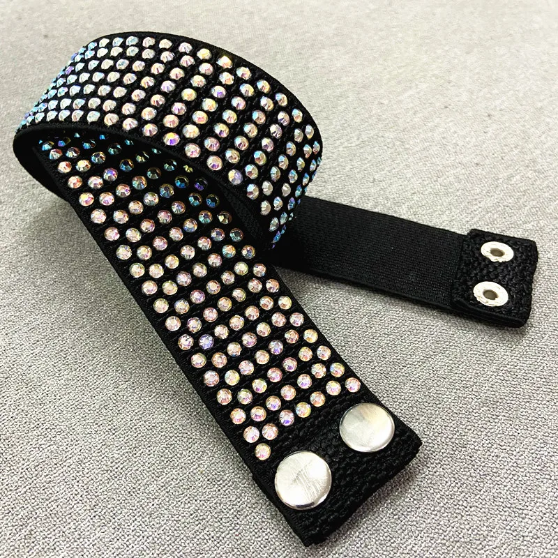 Lady Fashion Special Shell Handmade Decorative Accessories Beaded Women Latin Rhinestone Belt