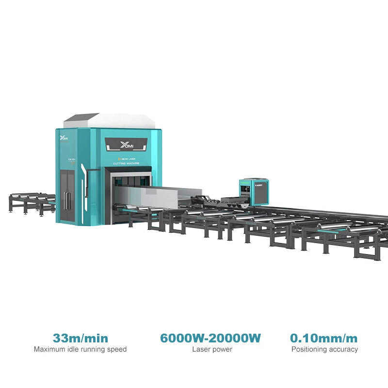 Yomi High Efficiency Cnc I-beam Angle Steel Profile Cut H Beam Cutting Machine Plasma Beam Cutting Machine