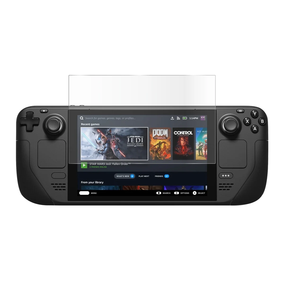 tempered glass for Valve Steam Deck/For Valve Steam Deck scratch-proof fingerprint proof tempered film