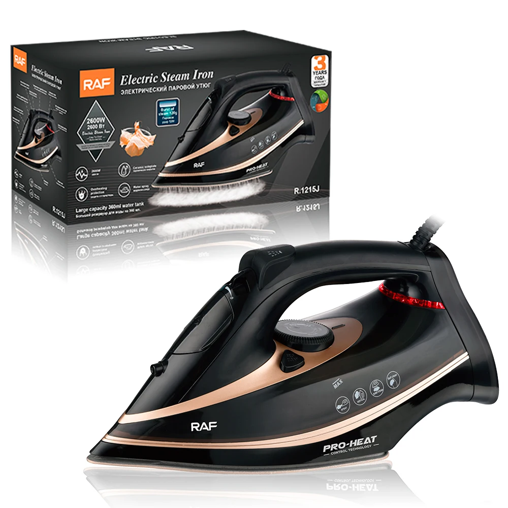 RAF Hot Sale  Electric Iron Professional High Power Press iron Garment Steamer 2200w Steam Iron