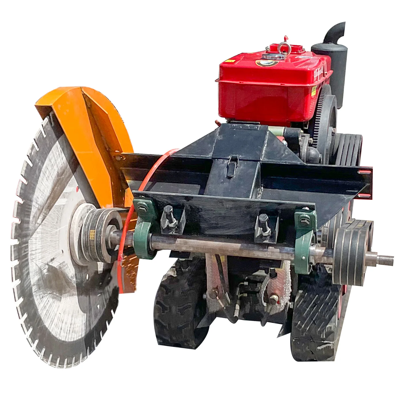 New Style Pillar Cutter Floor Wall Saw Column Pile Cement Chinese Small Hand Push Concrete Road Cutting Machine With Factory Dir