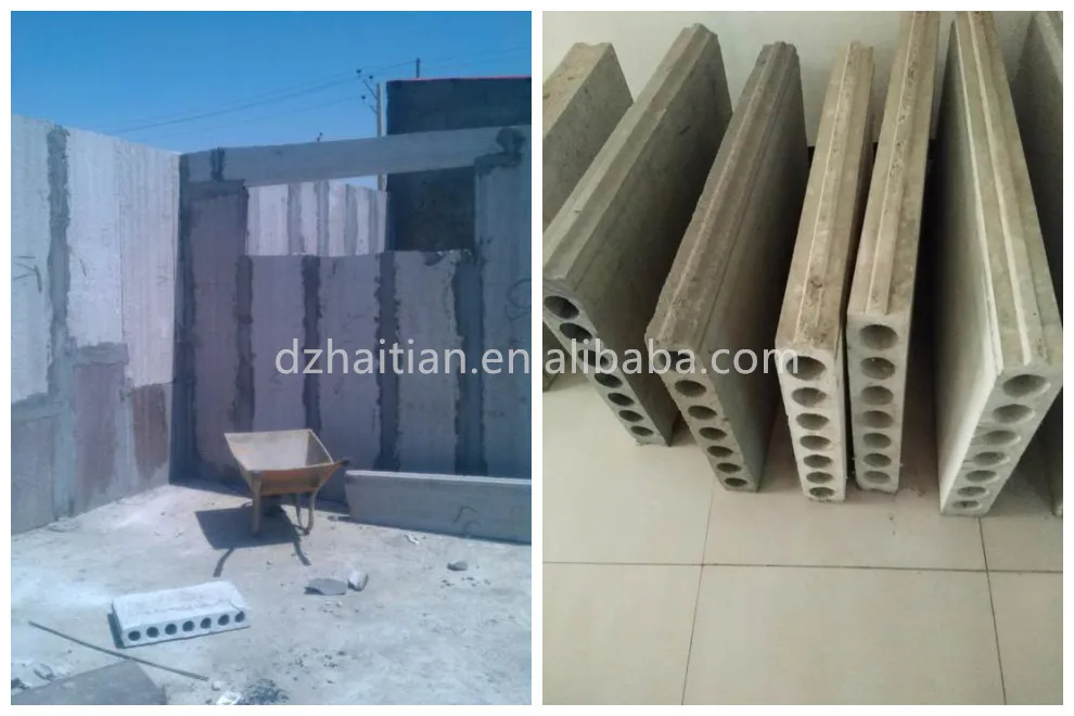 lightweight concrete wall panel forming machine/precast concrete wall/concrete precast houses