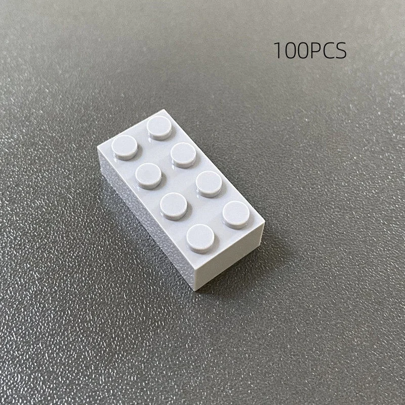 2x4 Building Blocks DIY Accessories 100PCS Plastic Gears Sets 3001 Multiple Colors Creative Set Teenagers Christmas Birthday