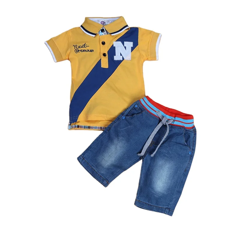 
Bulk wholesale cute boutique baby boy clothing set summer kids clothing baby clothes 