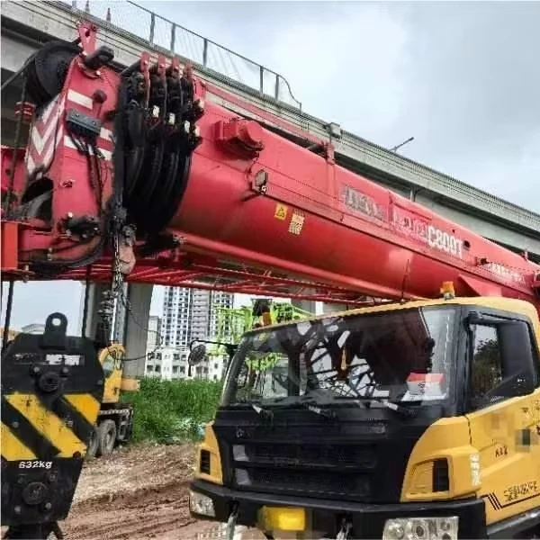 Used S STC800T 80t crane year 2018-2019 STC500  STC800 used heavy mobile crane