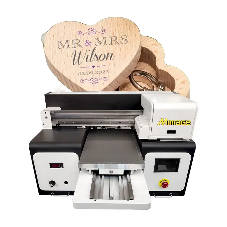 Mini UV Printer  Epson XP600 Digital inkjet uv flatbed printer for ID card acrylic photos