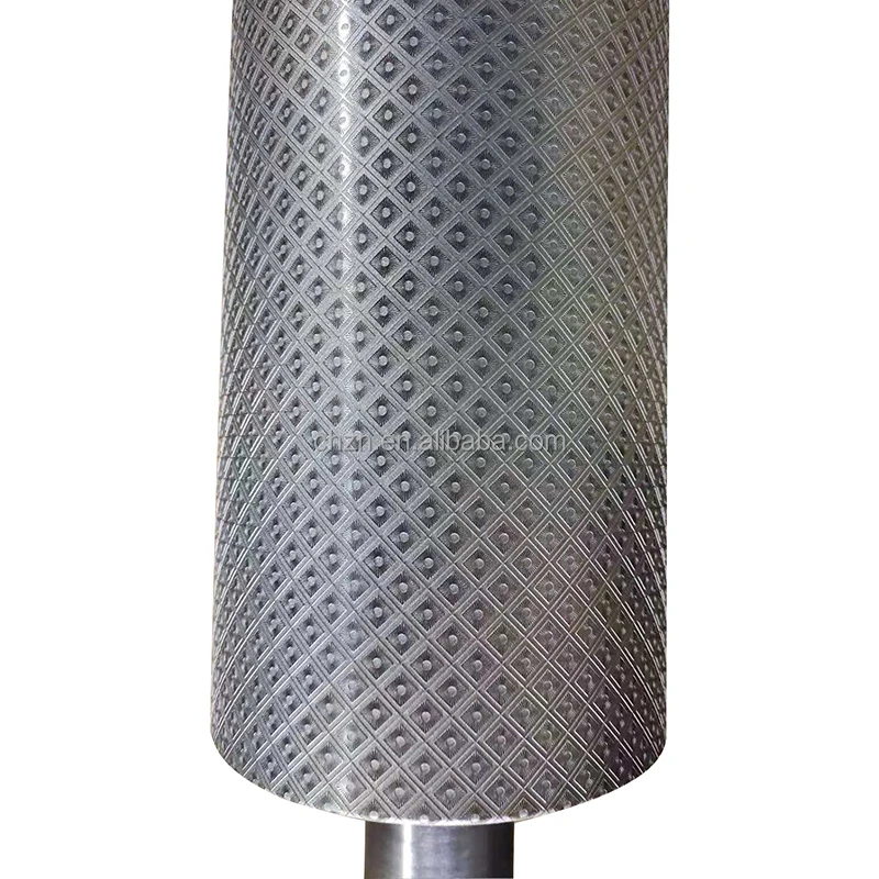 Model ZX-335 Reflective Effect Embossing Roller Stainless Steel Roller Hot Oil Embossing Roller